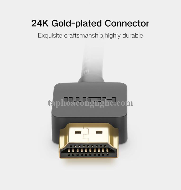 Ugreen 30822 0.5M màu Đen Cáp tín hiệu HDMI chuẩn 2.0 hỗ trợ phân giải 4K * 2K HD121 30030822